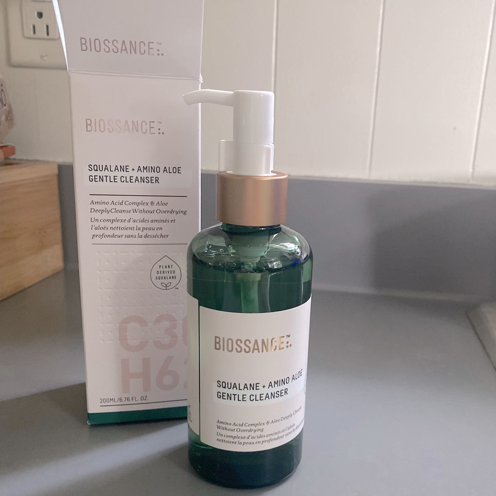 New Biossance facial Cleanser